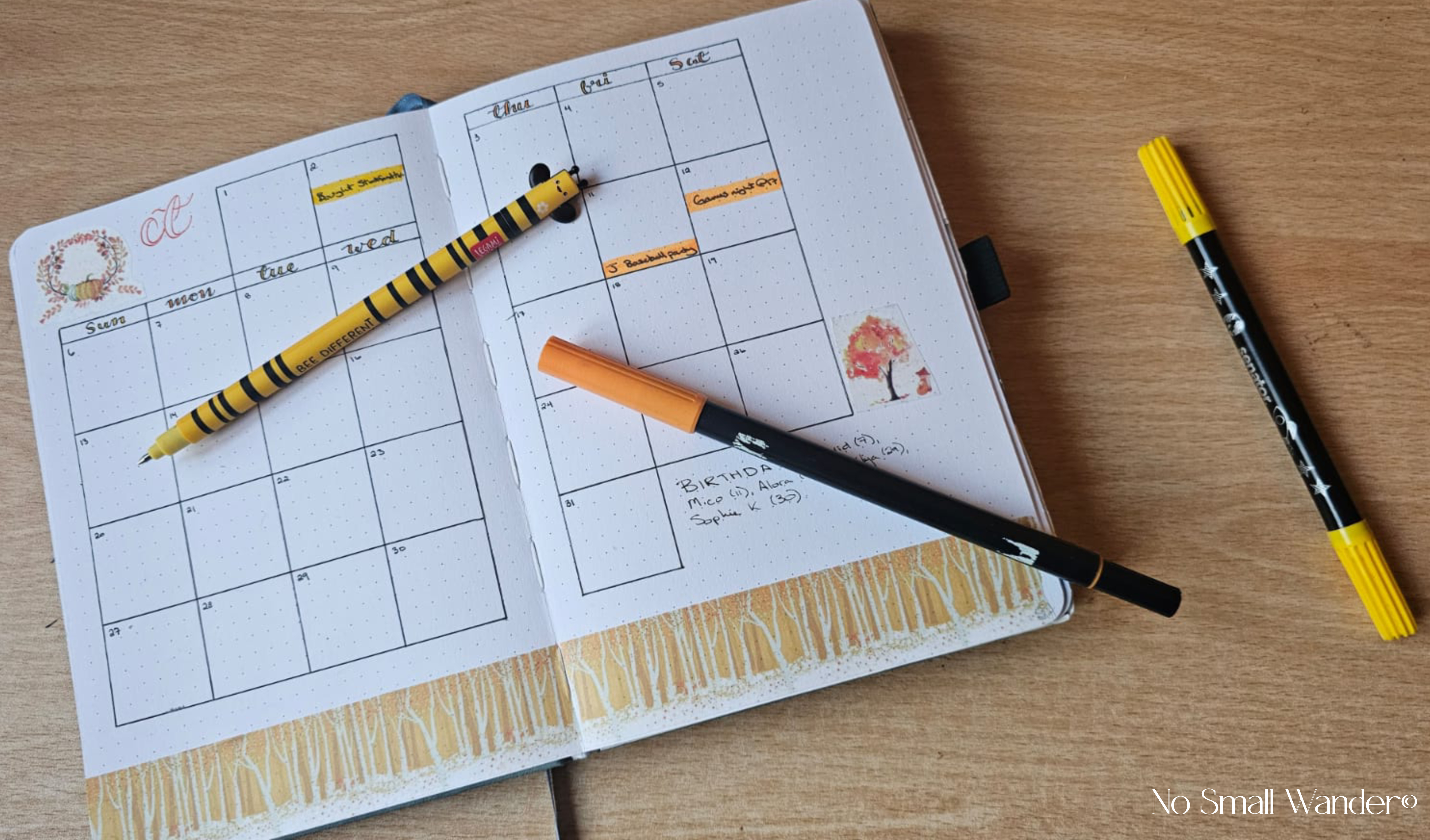 Why Autumn is Perfect for Starting a Bullet Journal